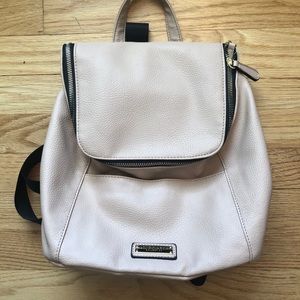 London Fog blush-colored backpack